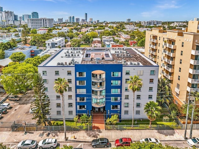 546 SW 1st St Unit 505, Miami, FL 33130 - drone / aerial view of a skyline view