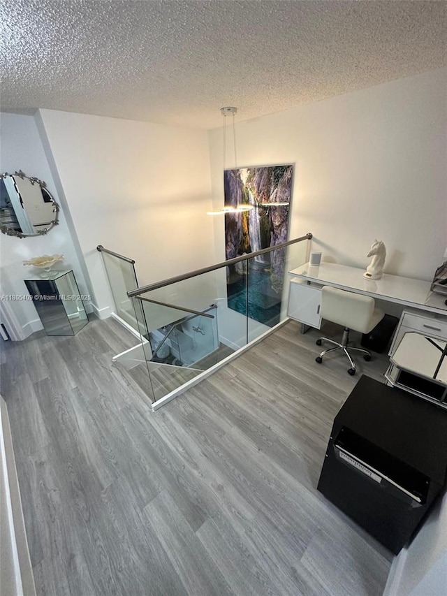 2207 SE 23rd Ave Unit 2207, Homestead, FL 33035 - office with wood finished floors and a textured ceiling
