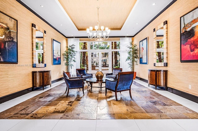 510 NW 84th Ave Unit 303, Plantation, FL 33324 - community lobby featuring crown molding and recessed lighting