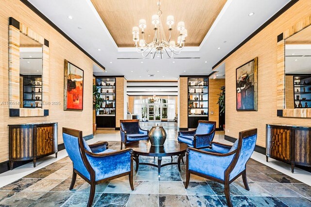 510 NW 84th Ave Unit 303, Plantation, FL 33324 - lobby featuring recessed lighting and crown molding