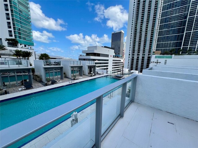 851 NE 1st Ave Unit Caba Pb23, Miami, FL 33132 - community pool featuring a city view