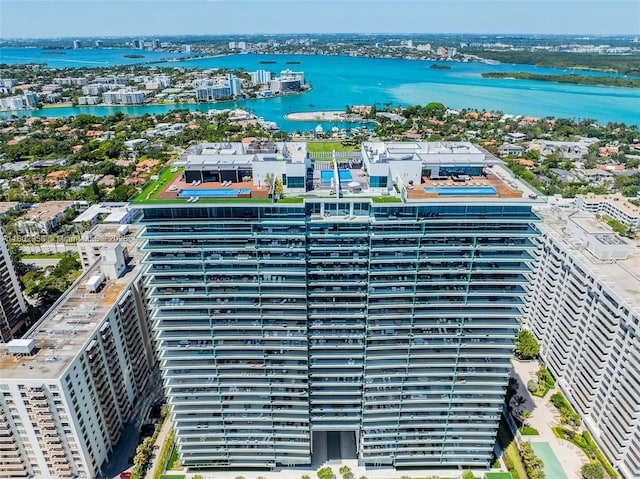 10203 Collins Ave Unit 302, Bal Harbour, FL 33154 - drone / aerial view of a nearby body of water