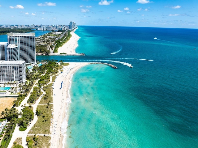 10203 Collins Ave Unit 302, Bal Harbour, FL 33154 - view of urban area with waterfront with a beach
