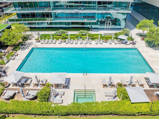 10203 Collins Ave Unit 302, Bal Harbour, FL 33154 - view of community pool