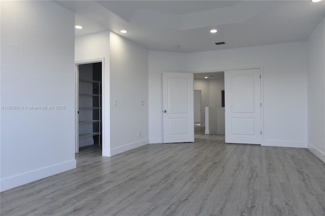 2925 SW 133rd Ave, Miramar, FL 33027 - empty room with recessed lighting, baseboards, and wood finished floors