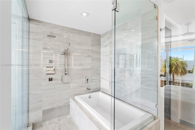 1201 20th St Unit 314, Miami Beach, FL 33139 - full bath with tiled shower and tiled tub
