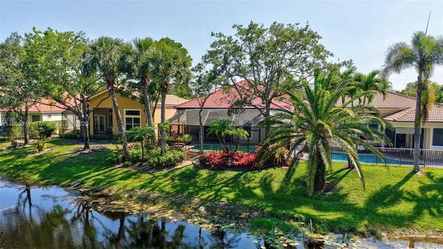 5957 NW 125th Ave, Coral Springs, FL 33076 - back of property with a water view