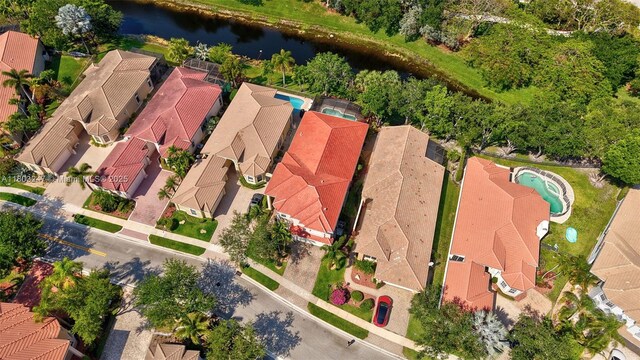 5957 NW 125th Ave, Coral Springs, FL 33076 - aerial view of residential area with a nearby body of water