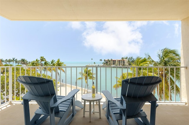 2000 Coco Plum Dr Unit 301, Marathon, FL 33050 - balcony featuring a water view