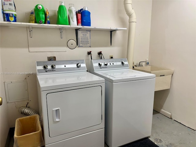 2000 Coco Plum Dr Unit 301, Marathon, FL 33050 - laundry room with washer and dryer