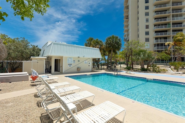 2000 Coco Plum Dr Unit 301, Marathon, FL 33050 - community pool with a patio area and fence