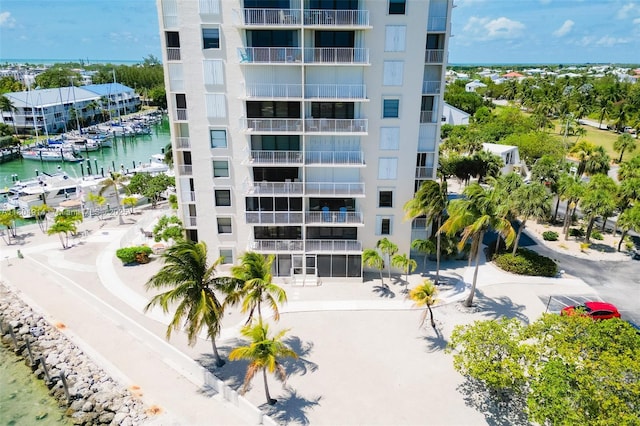 2000 Coco Plum Dr Unit 301, Marathon, FL 33050 - view of apartment building / complex with a water view