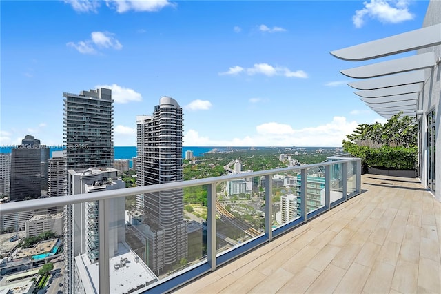 1100 S Miami Ave Unit 3210, Miami, FL 33130 - balcony with a city view and a water view