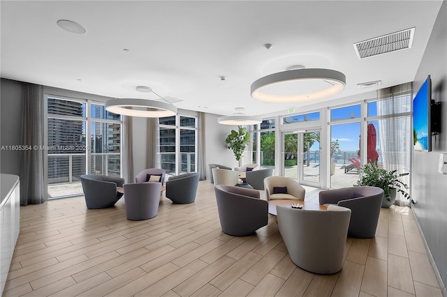1100 S Miami Ave Unit 3210, Miami, FL 33130 - common area with expansive windows