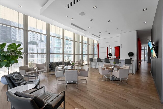 1100 S Miami Ave Unit 3210, Miami, FL 33130 - building lobby with floor to ceiling windows