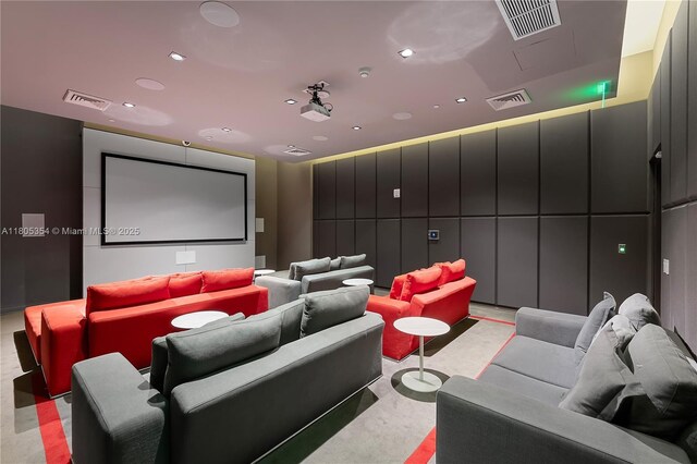 1100 S Miami Ave Unit 3210, Miami, FL 33130 - cinema room featuring recessed lighting