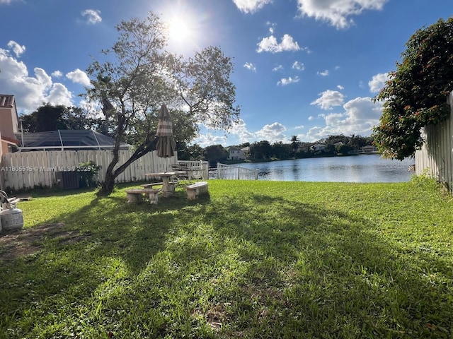 897 NW 97th Ave, Plantation, FL 33324 - view of yard with a water view