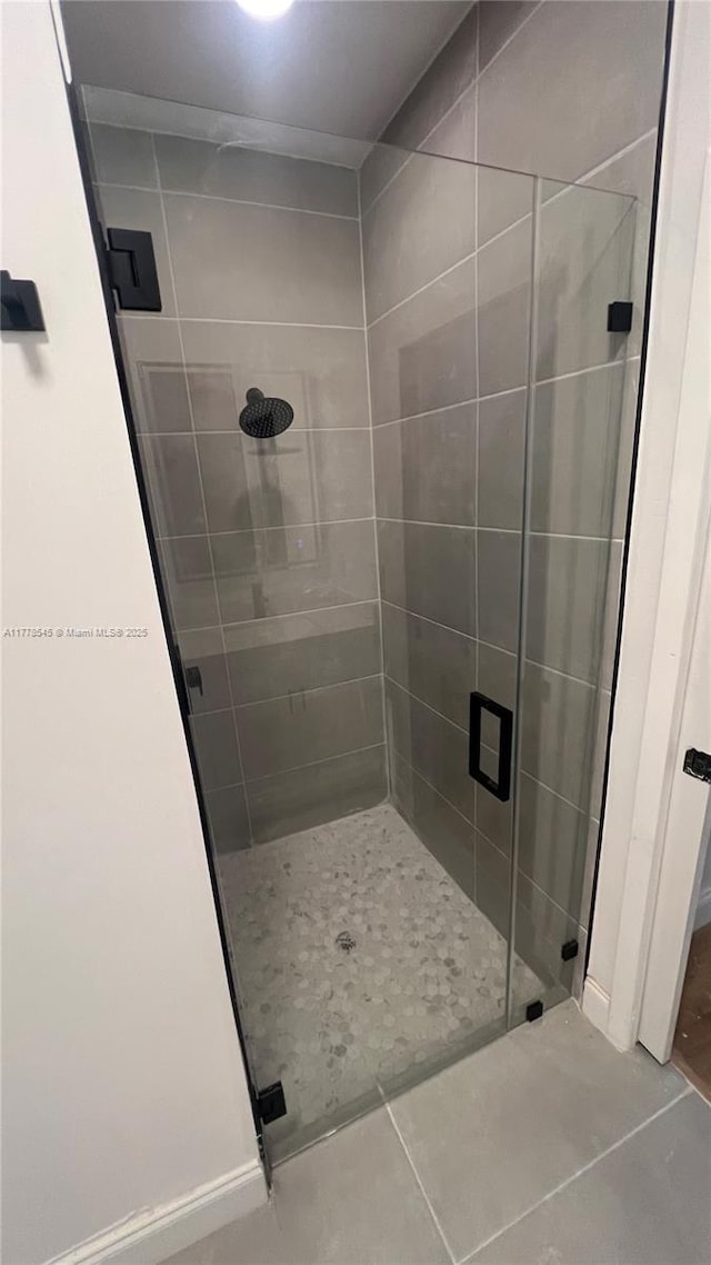 2615 Spiceberry Ln Unit 2625, Boynton Beach, FL 33436 - full bath featuring a stall shower and tile patterned flooring