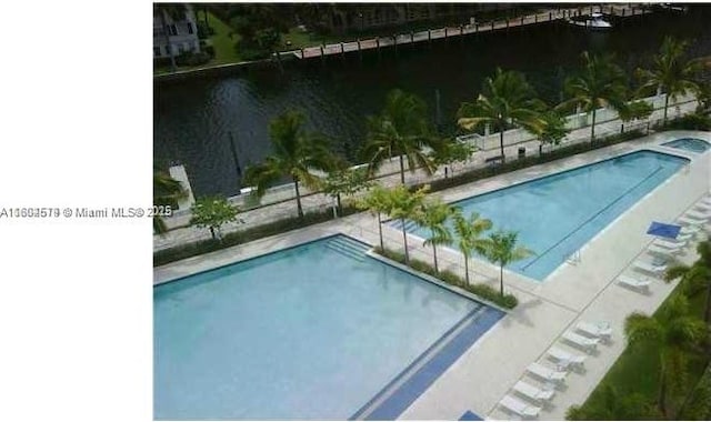 2950 NE 188th St Unit 444, Aventura, FL 33180 - community pool featuring a water view