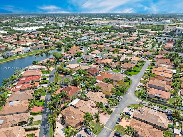 16401 SW 94th St, Miami, FL 33196 - aerial view of property's location featuring a nearby body of water and nearby suburban area