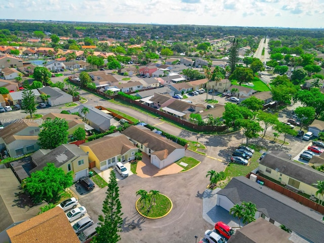 6755 NW 199th St, Hialeah, FL 33015 - aerial view of property and surrounding area featuring nearby suburban area