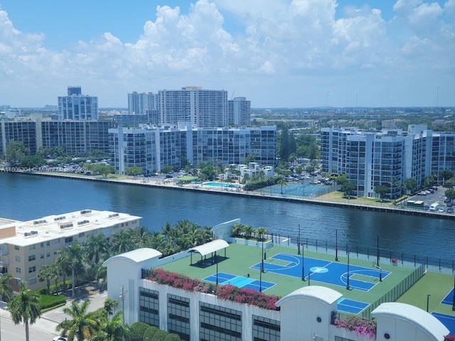 2501 S Ocean Dr Unit 1634, Hollywood, FL 33019 - water view with nearby urban area and fence