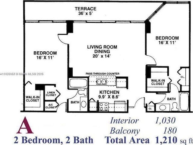 7601 E Treasure Dr Unit 1622, North Bay Village, FL 33141 - room layout