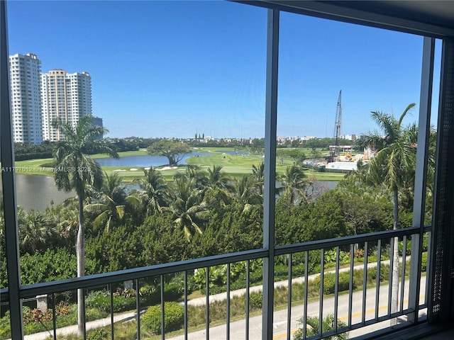 400 Diplomat Pkwy Unit 611, Hallandale Beach, FL 33009 - water view with a golf course