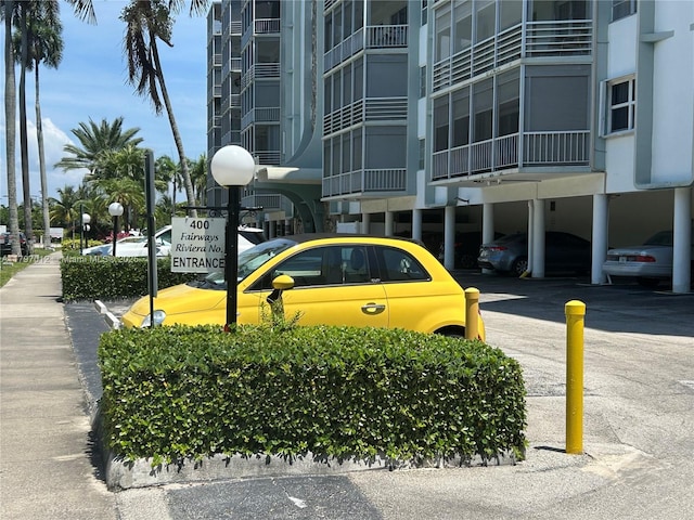 400 Diplomat Pkwy Unit 611, Hallandale Beach, FL 33009 - view of property with covered parking