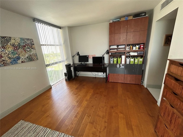 20335 W Country Club Dr Unit 903, Aventura, FL 33180 - home office featuring wood finished floors and baseboards