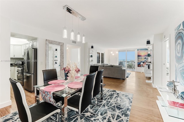 1500 S Ocean Dr Unit 7J, Hollywood, FL 33019 - dining space featuring light wood-style floors