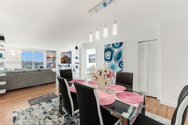 1500 S Ocean Dr Unit 7J, Hollywood, FL 33019 - dining room with light wood-style floors