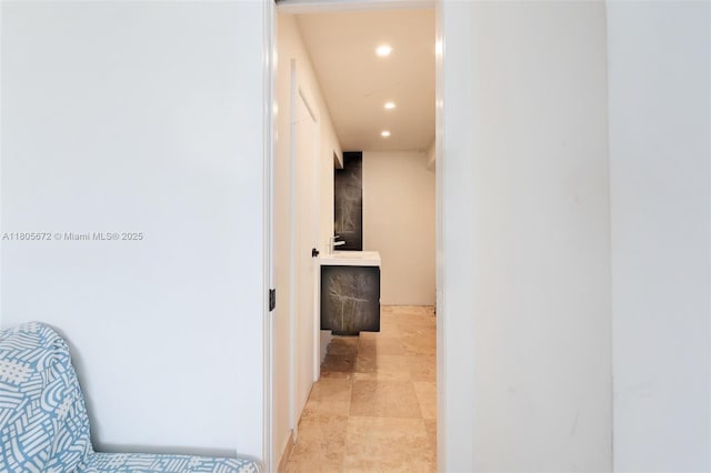 1500 S Ocean Dr Unit 7J, Hollywood, FL 33019 - corridor with recessed lighting