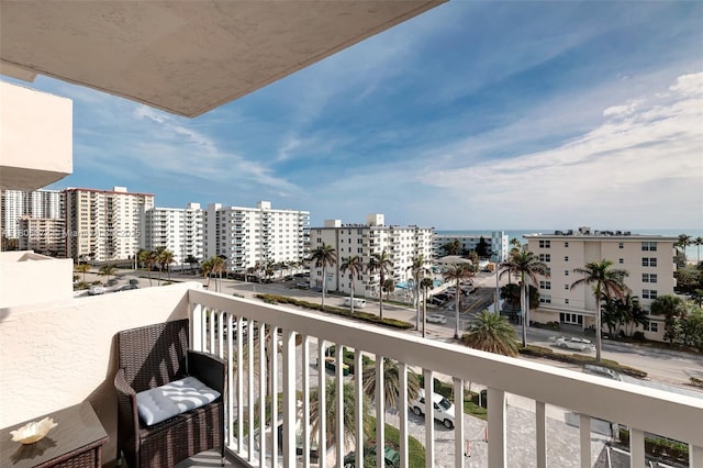 1500 S Ocean Dr Unit 7J, Hollywood, FL 33019 - balcony featuring a city view
