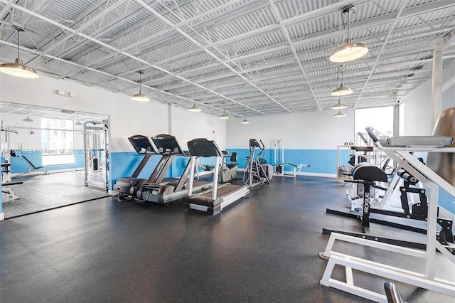 1500 S Ocean Dr Unit 7J, Hollywood, FL 33019 - gym with baseboards