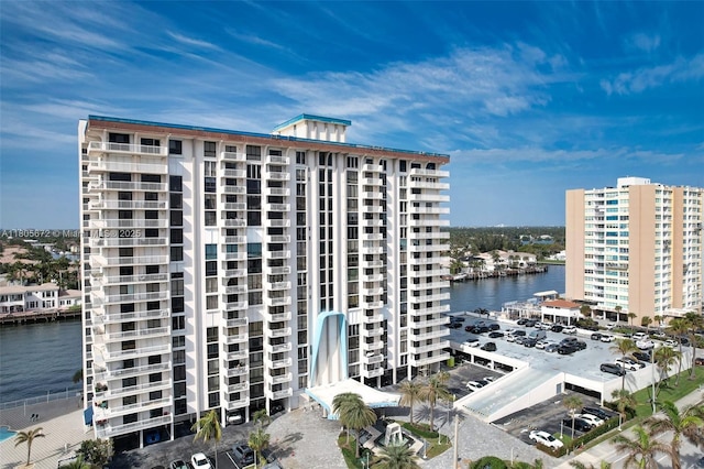 1500 S Ocean Dr Unit 7J, Hollywood, FL 33019 - view of apartment building / complex featuring a water view
