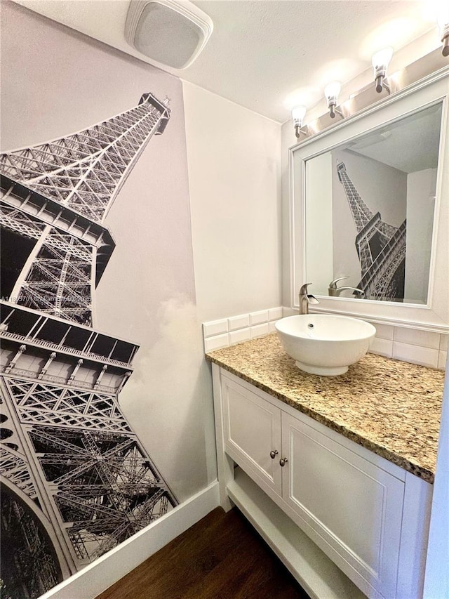 200 Leslie Dr Unit 817, Hallandale Beach, FL 33009 - bathroom with vanity and wood finished floors