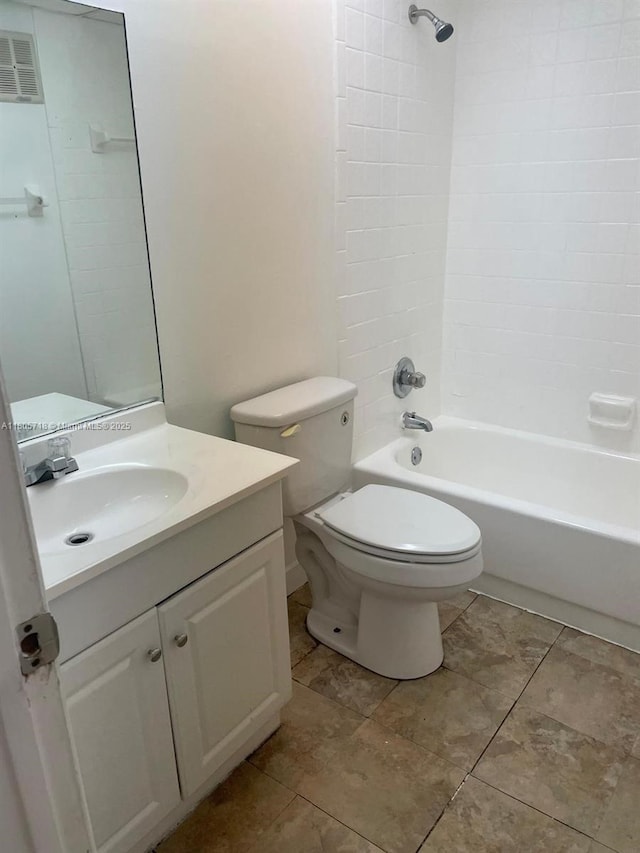 810 SW 73rd Ave Unit 9, North Lauderdale, FL 33068 - bathroom featuring shower / bathtub combination, vanity, and toilet