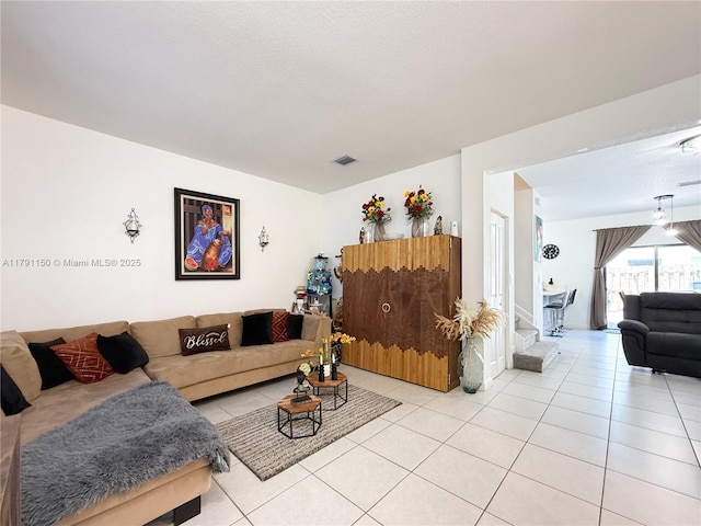11871 SW 247th Ter, Homestead, FL 33032 - living room featuring light tile patterned floors