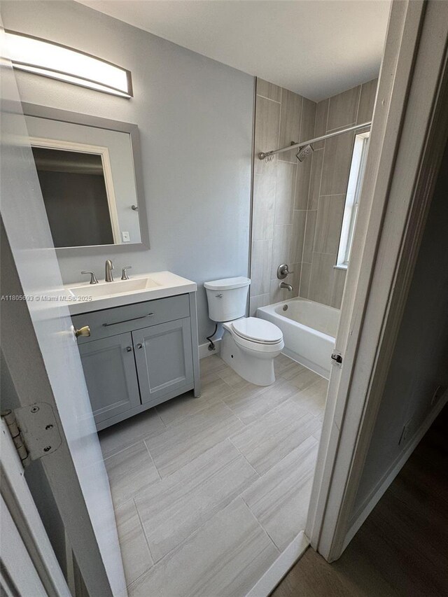 12605 SW 54th Ct Unit 12605, Miramar, FL 33027 - bathroom with toilet, vanity, and  shower combination