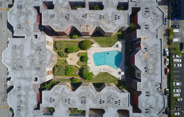 1750 W 46th St Unit 503, Hialeah, FL 33012 - aerial overview of property's location with a pool area