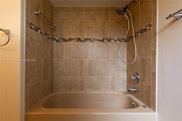 full bathroom featuring bathing tub / shower combination