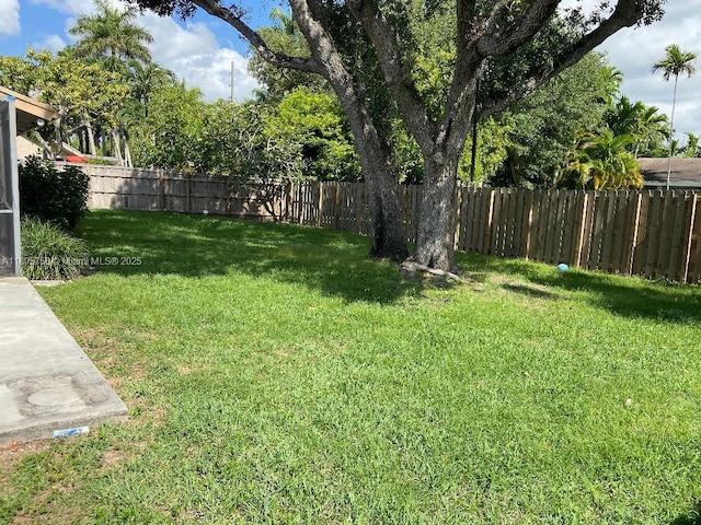 view of yard