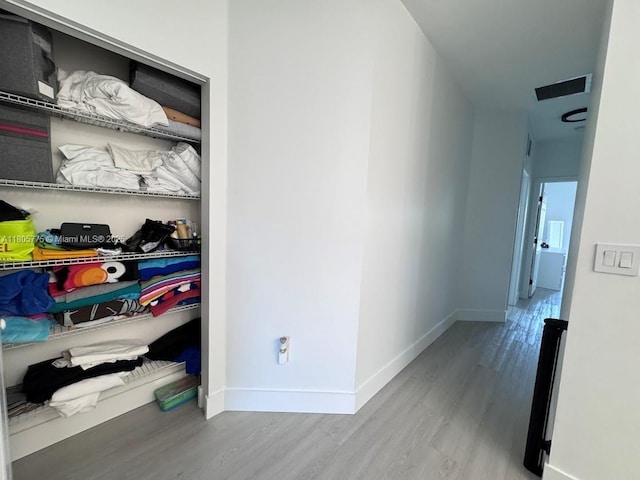 view of closet