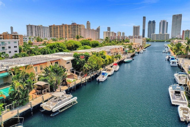 3720 NE 167th St Unit 39, North Miami Beach, FL 33160 - aerial view of a view of skyline and a large body of water