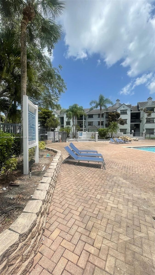 view of community pool