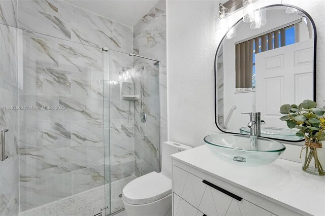 10730 NW 56th Ct, Coral Springs, FL 33076 - full bath featuring a marble finish shower and vanity