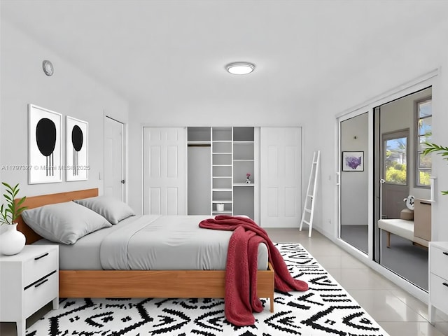 374 Tilford R Unit 374, Deerfield Beach, FL 33442 - bedroom with light tile patterned flooring