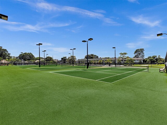 374 Tilford R Unit 374, Deerfield Beach, FL 33442 - view of tennis court with fence