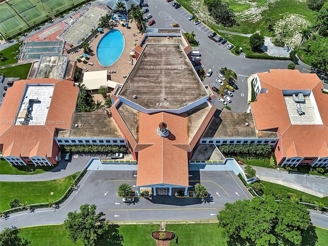 374 Tilford R Unit 374, Deerfield Beach, FL 33442 - bird's eye view of a pool area